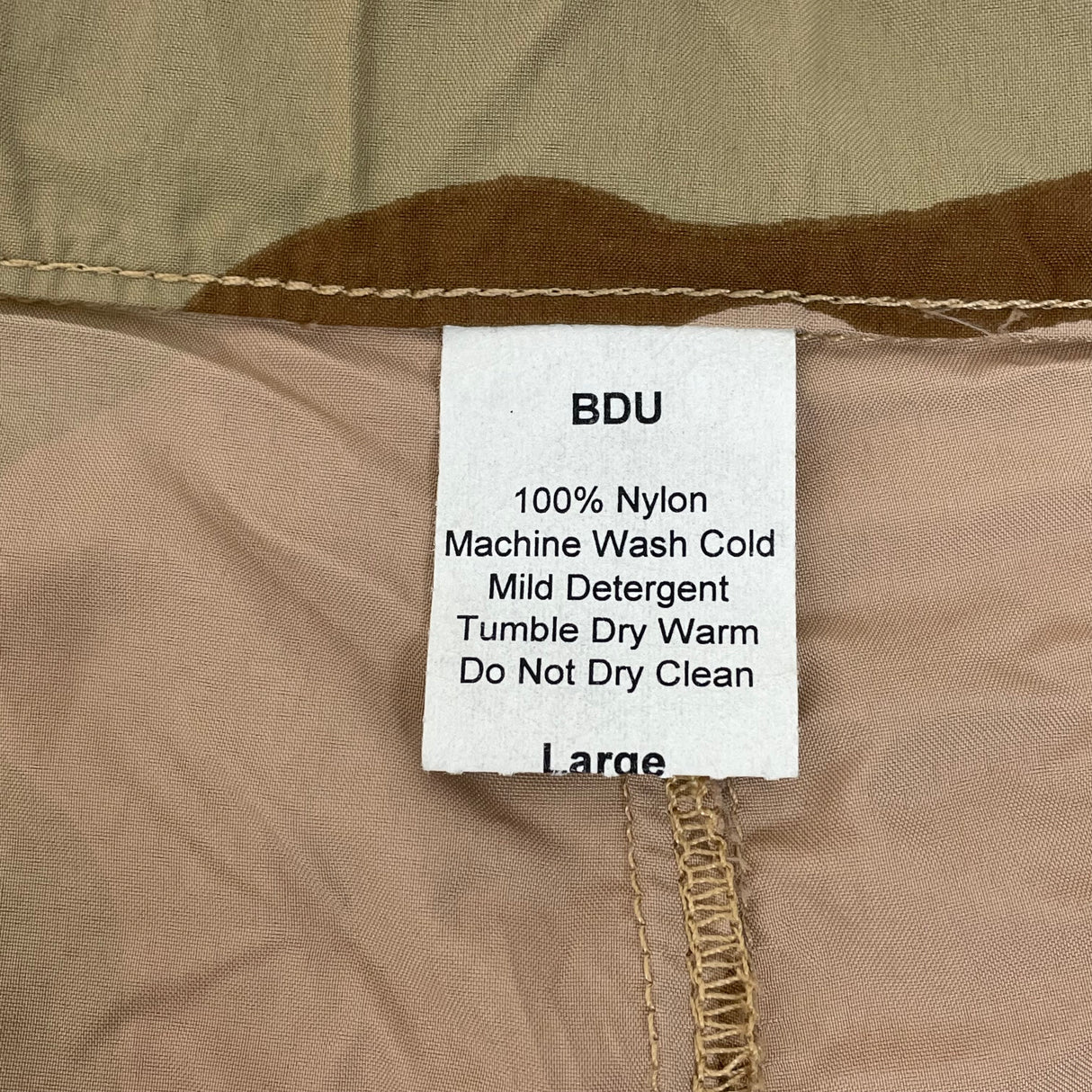 US デザートカモ BDU ソフトシェルパンツ Lサイズ【FB-PT-ML0018B=】