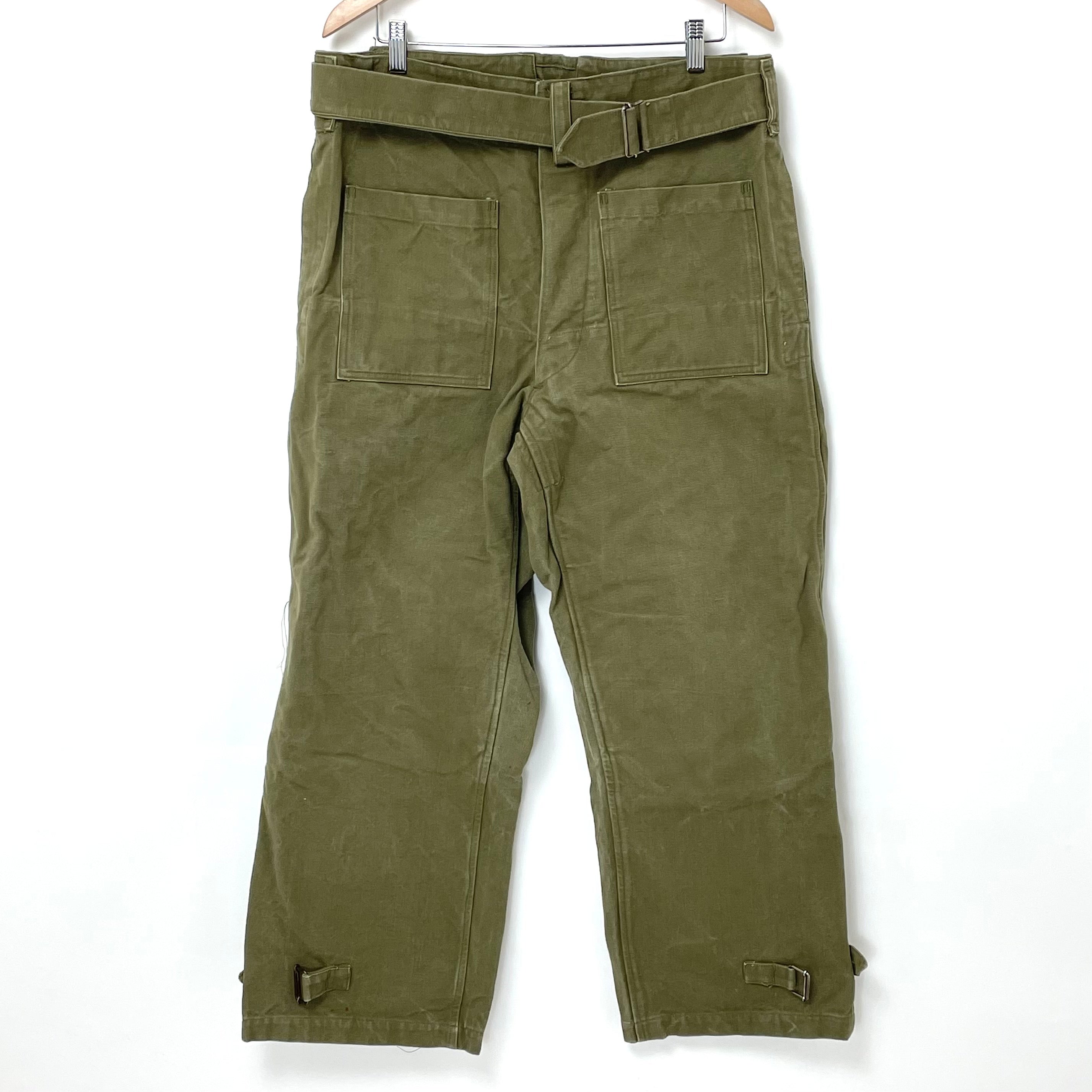フランス軍 ビンテージ M-38 モーターサイクルパンツ USED 406U