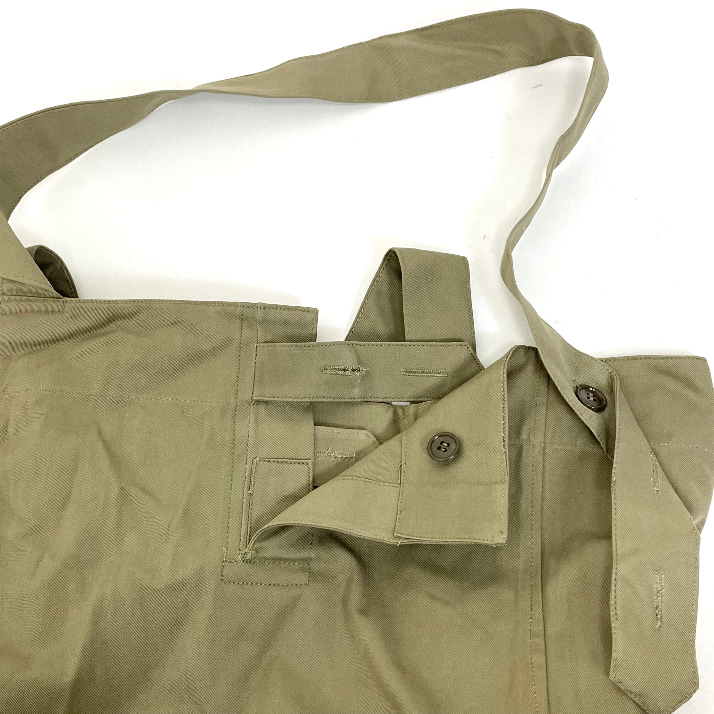 希少 50s イタリア軍 モーターサイクル パンツ サスペンダー 50's Italy overall motorcycle pants／50年代 イタリア軍