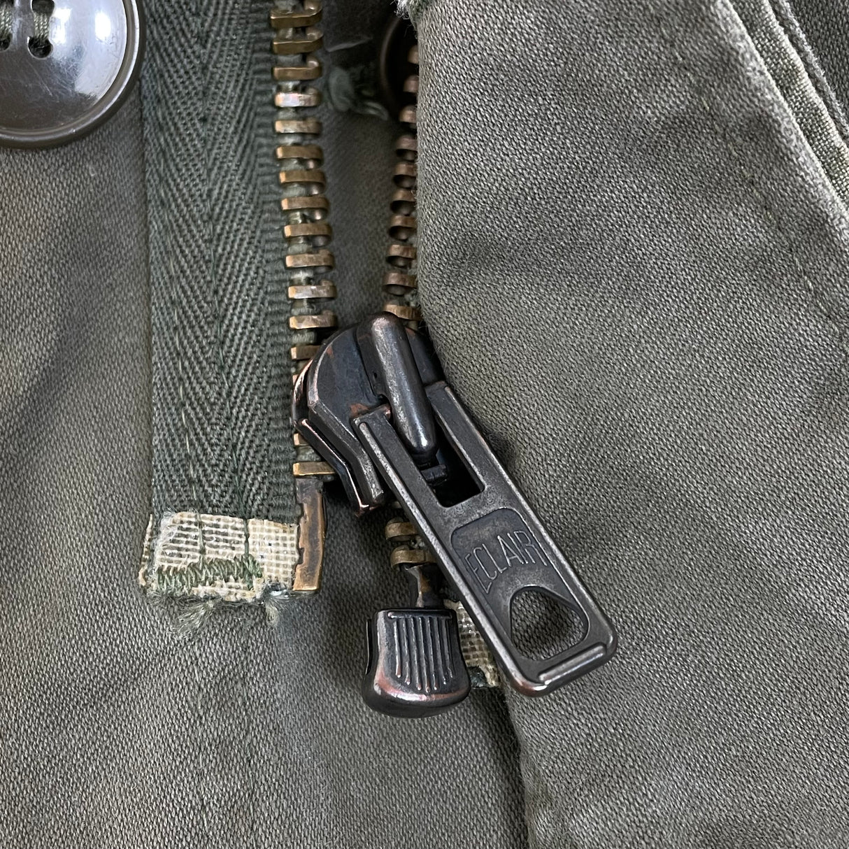 【謎のビンテージライナー】フランス軍 OD M-64 フィールドパーカー ライナー付 424LUV