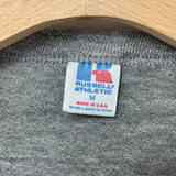 【美品】1980s RUSSELL/ラッセル グレー ヴィンテージ 無地Tシャツ "MADE IN USA" Mサイズ【FB-TS-0002A-】