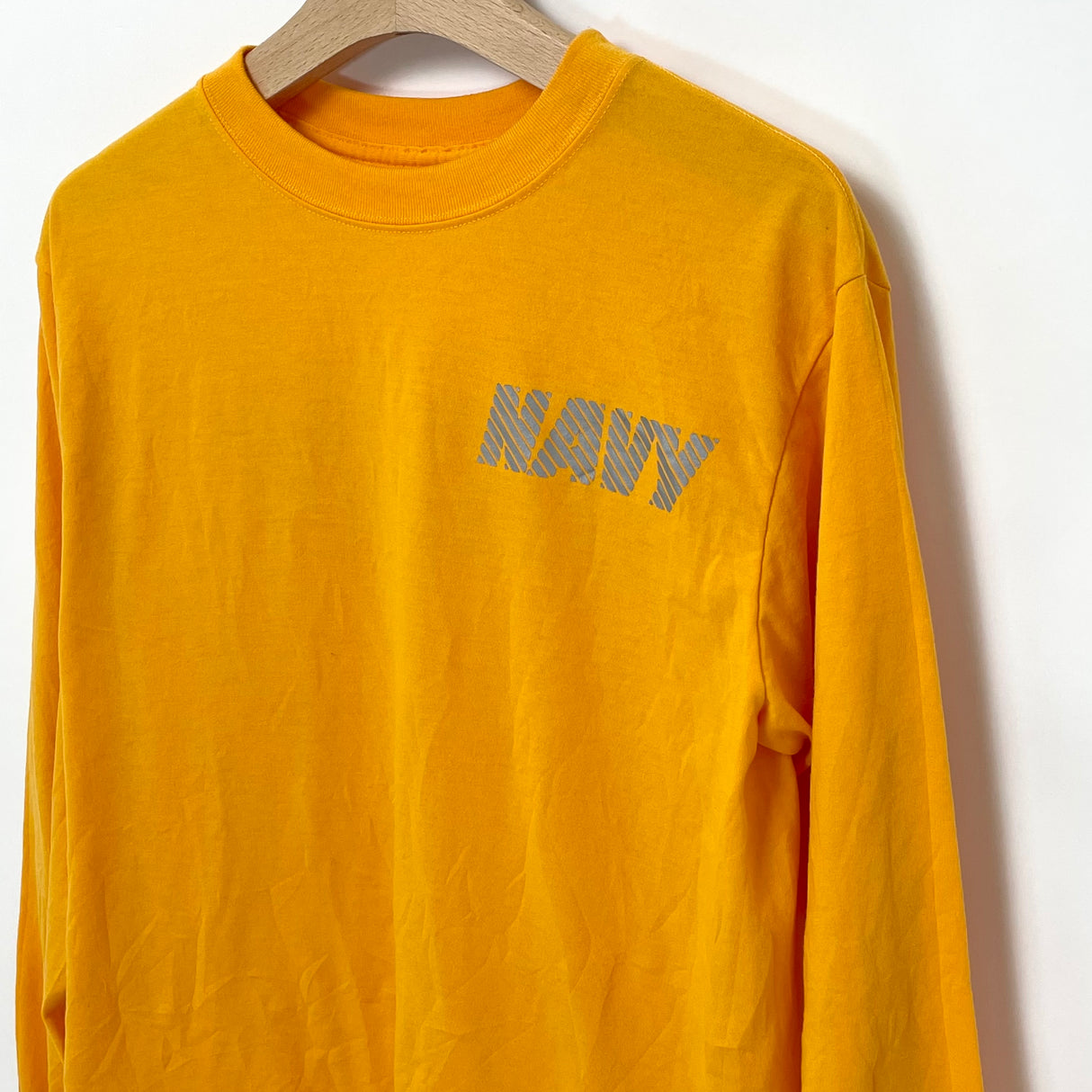 アメリカ海軍 U.S.NAVY イエロー フィジカルトレーニング ロングTシャツ【FB-TS-ML0006B-】