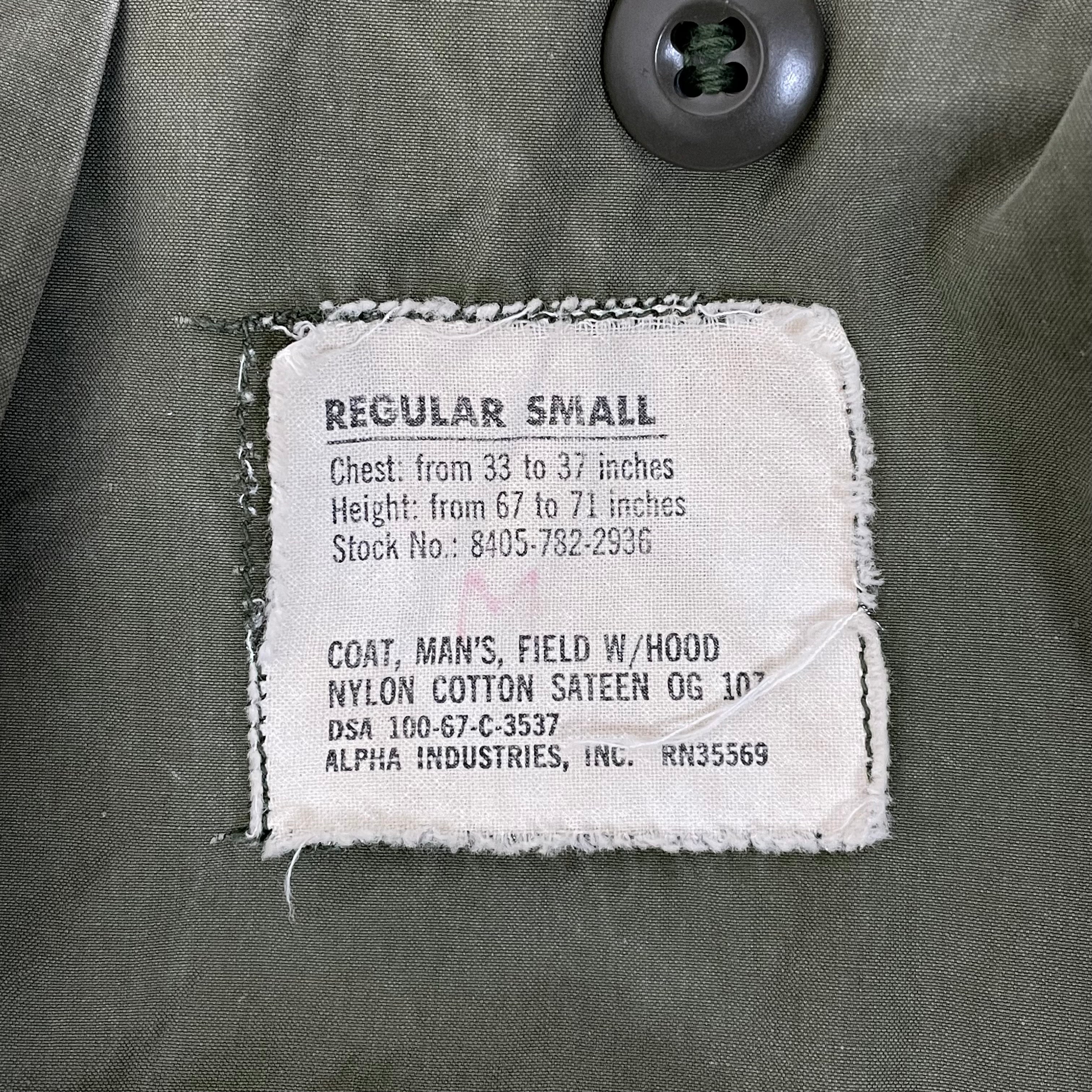 2nd モデル】アメリカ軍 OD M-65 フィールドジャケット USED – L.A.BOY