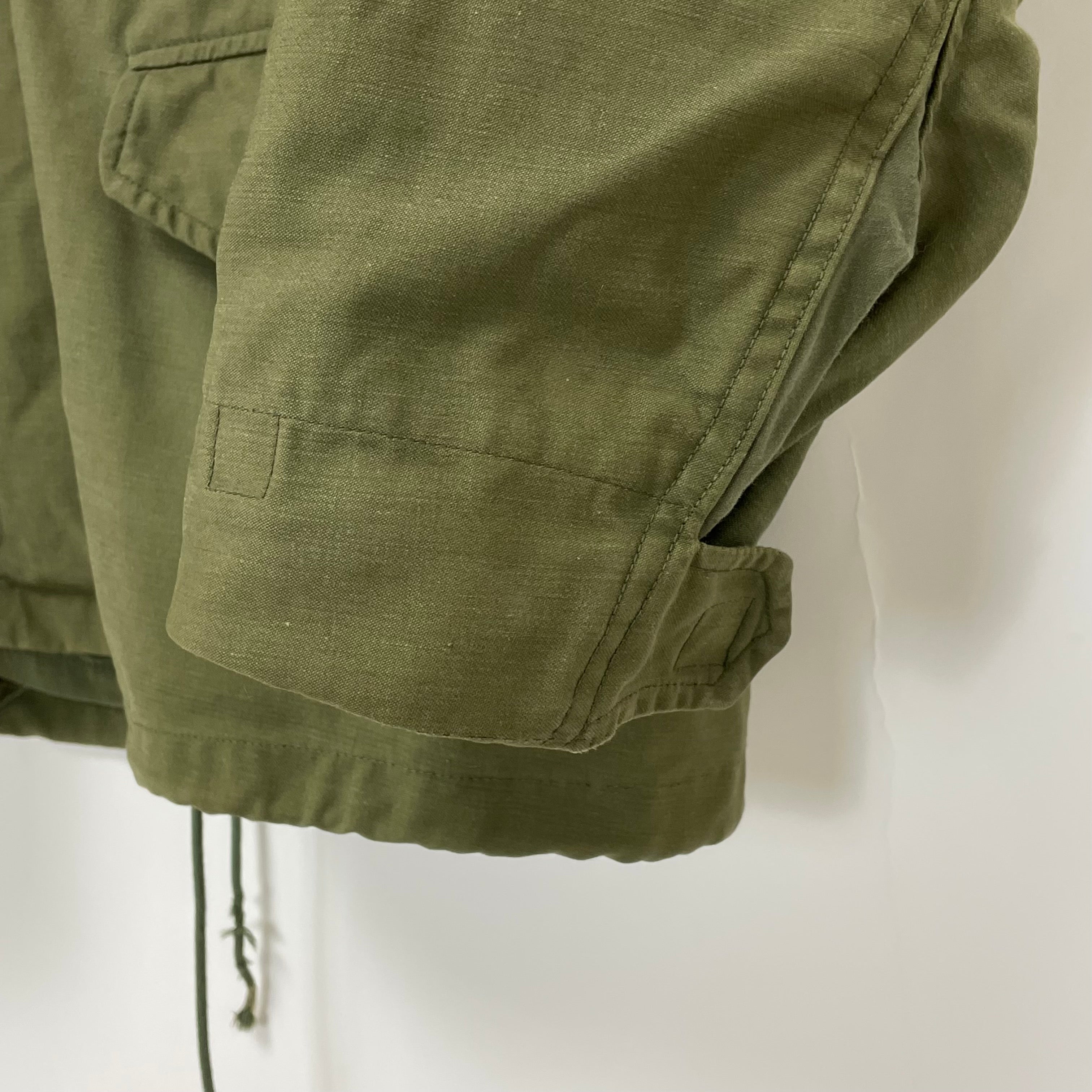 2nd モデル】アメリカ軍 OD M-65 フィールドジャケット ワッペン付