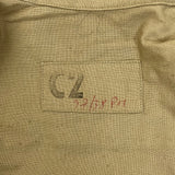 【6/23まで特価】フランス軍 カーキ ヴィンテージ M-47 チノシャツ【FB-SH-ML0003B-】