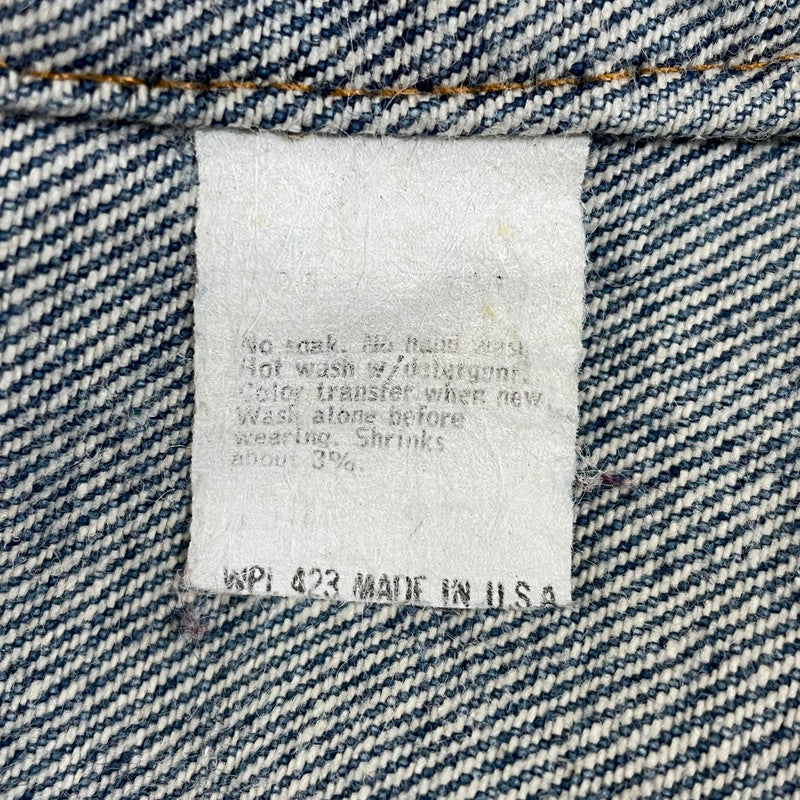 90s Levi's/リーバイス "Made in USA" デニムジャケット サイズ表記42【FB-JK-0003B】