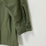 【美品・希少サイズ】70s アメリカ軍 U.S.ARMY OG-107 コットンサテン ユーティリティー ファティーグシャツ 4thモデル サイズ表記15.5X31【FB-SH-ML0007A=】