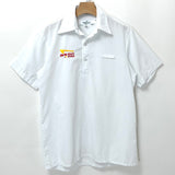 IN-N-OUT BURGER ホワイト プルオーバー 半袖ワークシャツ Mサイズ【FB-SH-0004B-】