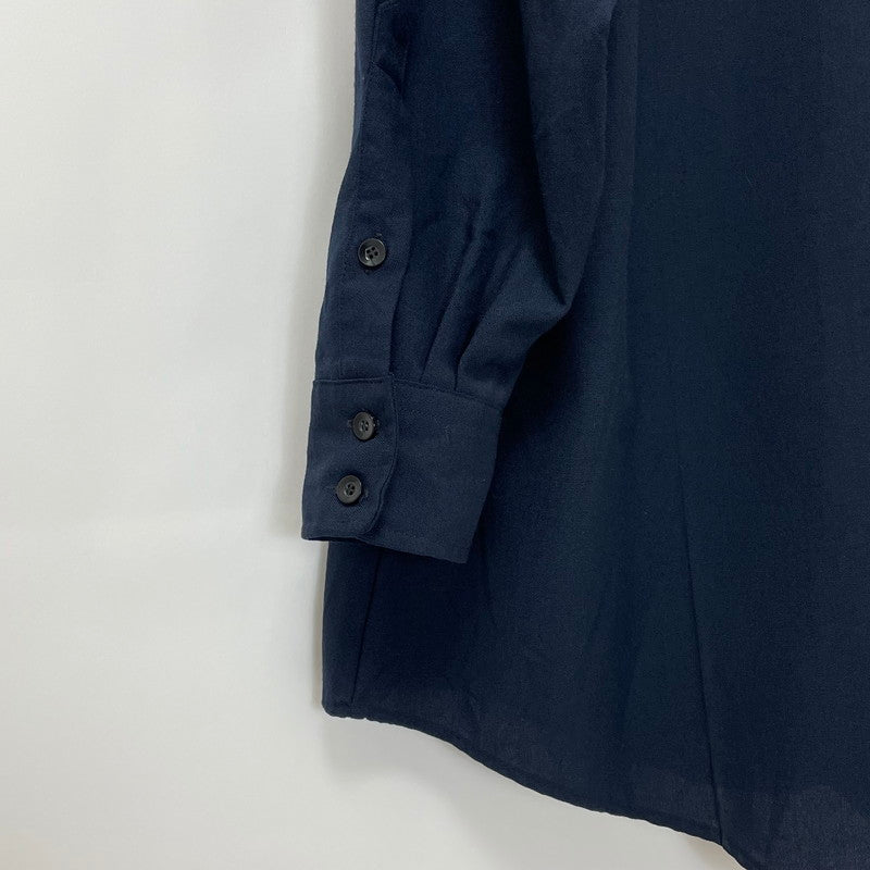 【美品】アメリカ軍 ダークネイビー ドレスシャツ【FB-SH-ML0010A=】