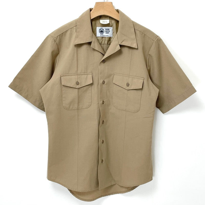 【美品】アメリカ軍 カーキ TYPE1 アスレチックフィット 半袖サービスシャツ Mサイズ【FB-SH-ML0012A-】