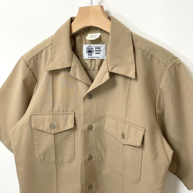【美品】アメリカ軍 カーキ TYPE1 アスレチックフィット 半袖サービスシャツ Mサイズ【FB-SH-ML0012A-】