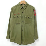 【超希少】60s BOY SCOUTS OF AMERICA/ボーイスカウト ヴィンテージ オフィシャル 長袖シャツ Mサイズ【FB-SH-0018B=】