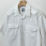 【美品】アメリカ陸軍 U.S.ARMY ホワイト 521 半袖ドレスシャツ サイズ表記16.5C【FB-SH-0016A-】