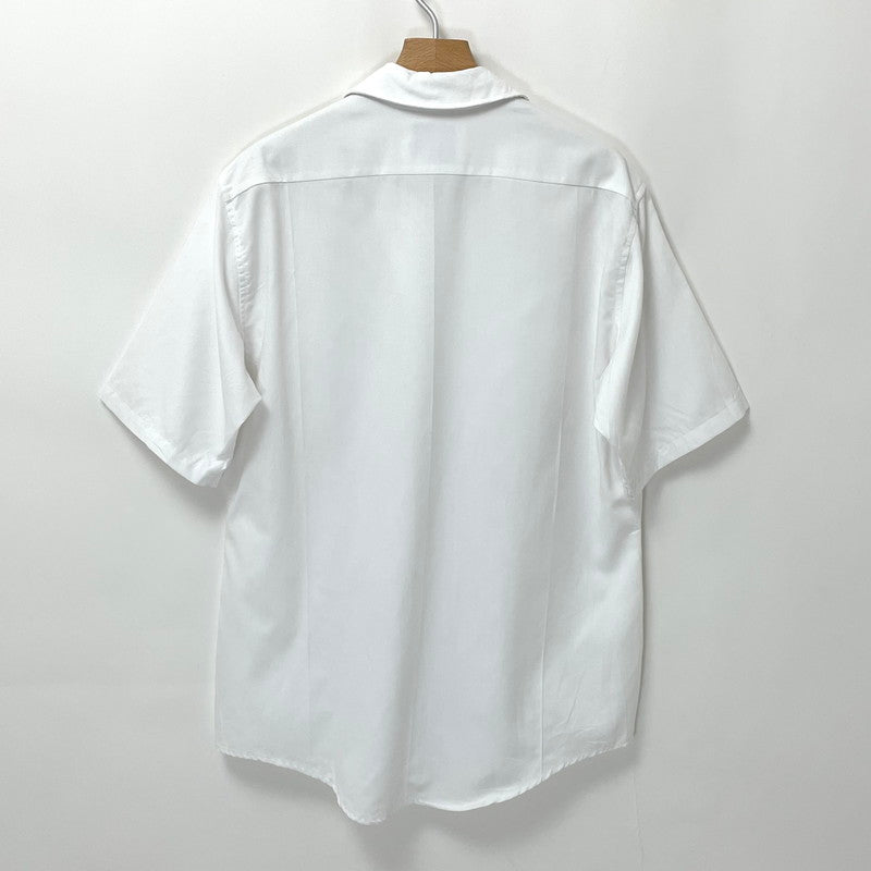 【美品】アメリカ陸軍 U.S.ARMY ホワイト 521 半袖ドレスシャツ サイズ表記16.5C【FB-SH-0016A-】
