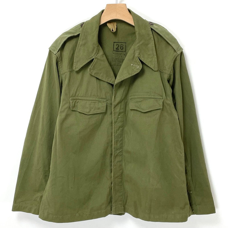 【超希少】【美品】1954年製 フランス軍 M-47 フィールドジャケット 2ポケット TTA47 サイズ表記26【FB-JK-0022A】
