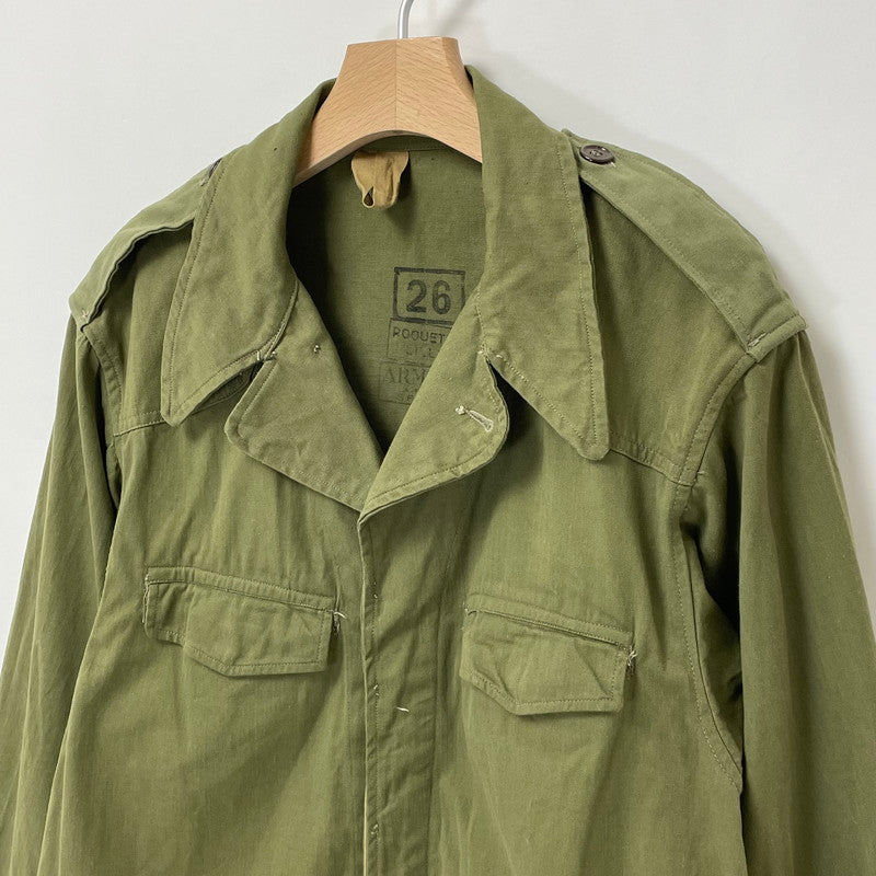 【超希少】【美品】1954年製 フランス軍 M-47 フィールドジャケット 2ポケット TTA47 サイズ表記26【FB-JK-0022A】