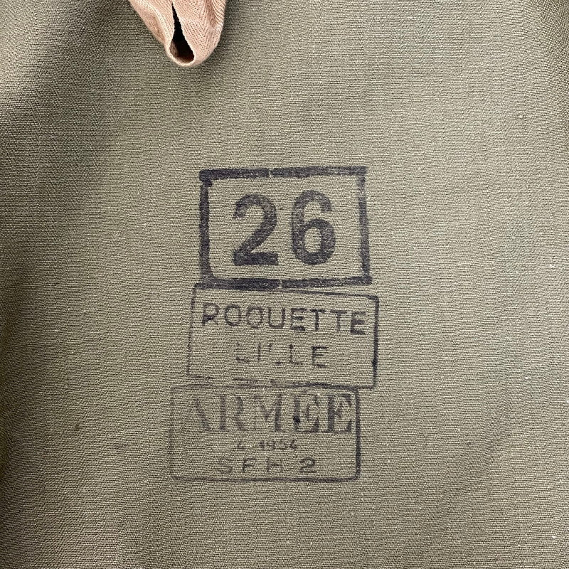 【超希少】【美品】1954年製 フランス軍 M-47 フィールドジャケット 2ポケット TTA47 サイズ表記26【FB-JK-0022A】