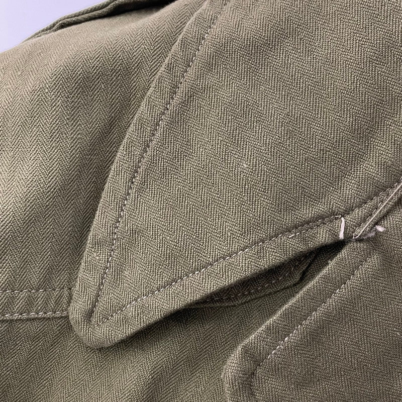 【超希少】【美品】1954年製 フランス軍 M-47 フィールドジャケット 2ポケット TTA47 サイズ表記26【FB-JK-0022A】