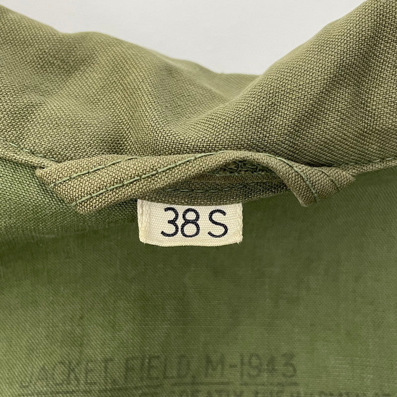 【超希少】アメリカ軍 OD M-43 フィールドジャケット サイズ表記38S【FB-JK-0036B】