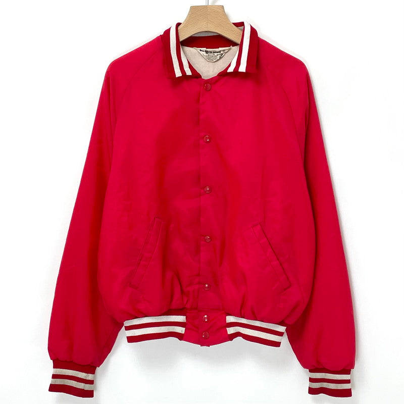 80s Don Alleson Athletic/ドンアレソン レッド ヴィンテージ スタジャン "Made in USA" Mサイズ【FB-JK-0033B】