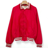 80s Don Alleson Athletic/ドンアレソン レッド ヴィンテージ スタジャン "Made in USA" Mサイズ【FB-JK-0033B】