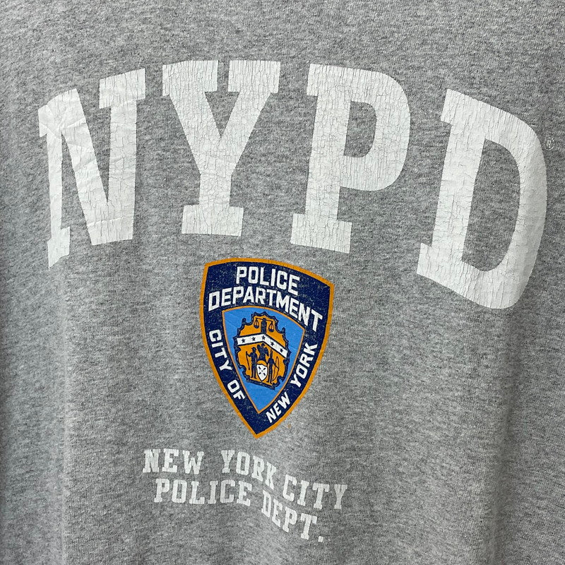ニューヨーク市警察 NYPD グレー オフィシャルTシャツ 2XLサイズ【FB-TS-0014B-】