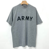 【リメイク】アメリカ陸軍 U.S.ARMY グレー 前期型 IPFU フィジカルトレーニング 半袖Tシャツ【FB-TS-0036B-】