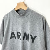 【リメイク】アメリカ陸軍 U.S.ARMY グレー 前期型 IPFU フィジカルトレーニング 半袖Tシャツ【FB-TS-0036B-】