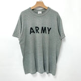 90s アメリカ陸軍 U.S.ARMY グレー ヴィンテージ PFU トレーニングTシャツ XLサイズ【FB-TS-0028B-】