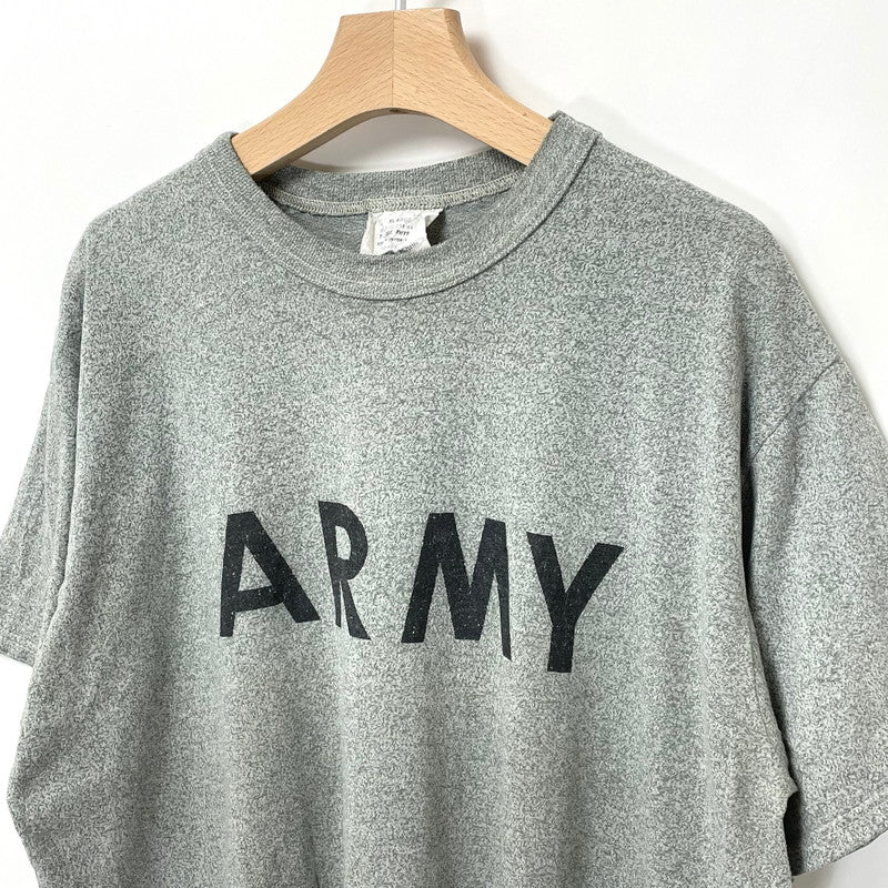 90s アメリカ陸軍 U.S.ARMY グレー ヴィンテージ PFU トレーニングTシャツ XLサイズ【FB-TS-0028B-】
