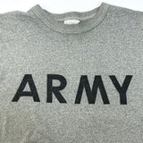 90s アメリカ陸軍 U.S.ARMY グレー ヴィンテージ PFU トレーニングTシャツ XLサイズ【FB-TS-0028B-】