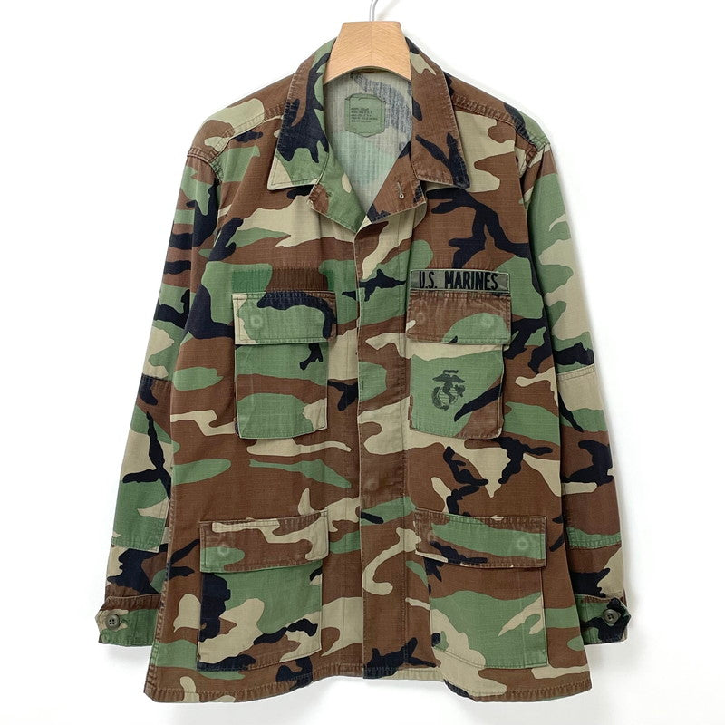 アメリカ海兵隊 U.S.M.C. ウッドランドカモ リップストップ コンバットジャケット【FB-JK-0039B=】