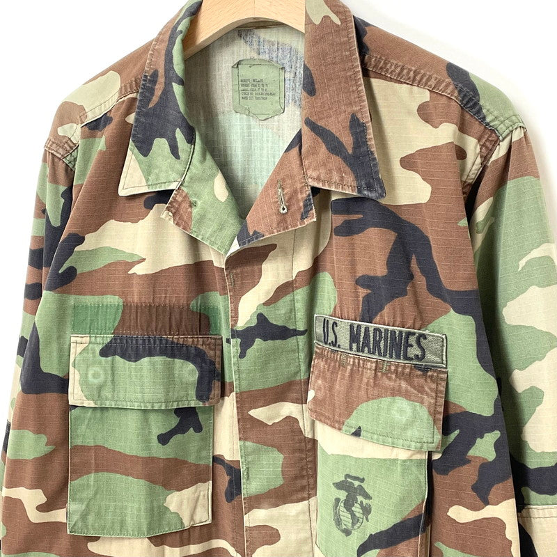 アメリカ海兵隊 U.S.M.C. ウッドランドカモ リップストップ コンバットジャケット【FB-JK-0039B=】