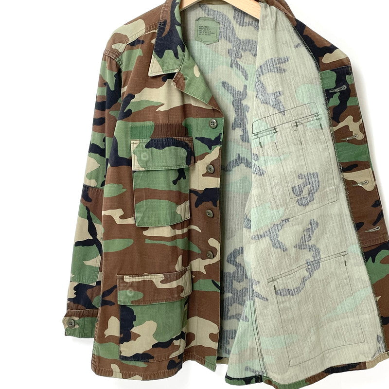 アメリカ海兵隊 U.S.M.C. ウッドランドカモ リップストップ コンバットジャケット【FB-JK-0039B=】