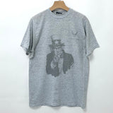 【リメイク】アメリカ空軍 U.S.A.F. グレー トレーニング 半袖Tシャツ "Uncle Sam/アンクル・サム"【FB-TS-ML0048B-】