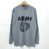 【リメイク】アメリカ軍 U.S.ARMY グレー 前期型 IPFU ロングTシャツ"Uncle Sam/アンクル・サム"【FB-TS-ML0049B-】