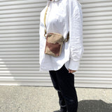 (5/6まで特価)フランス軍 縦長 デザートカモ サコッシュ 新品 233N-