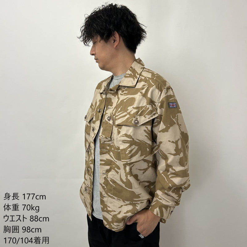 4/26まで特価)イギリス軍 DPM デザートカモ ファティーグシャツ