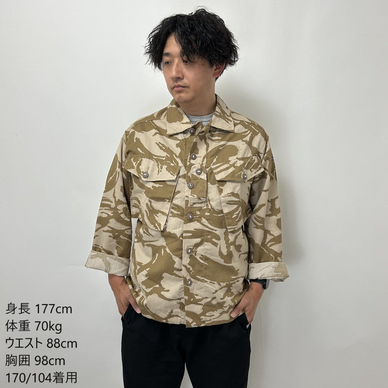 (6/21まで特価)イギリス軍 DPM デザートカモ ファティーグシャツ 新品 B40N-