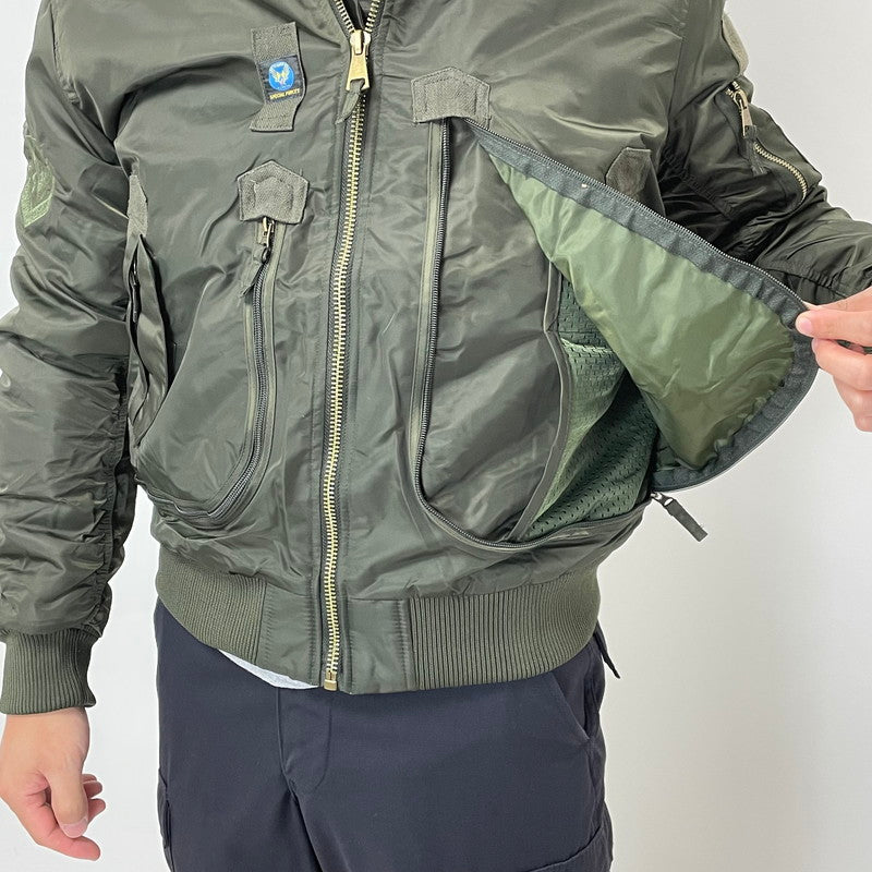 (1/24まで特価) ＵＳ.MA1.AIRFORCE、フライトジャケット(新品）A10NZ-AF