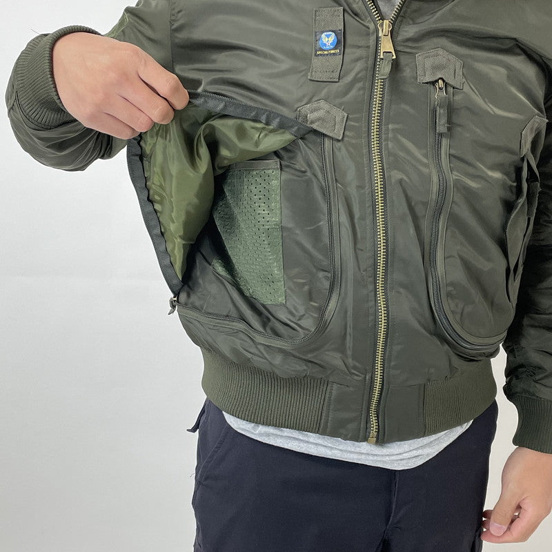 (1/24まで特価) ＵＳ.MA1.AIRFORCE、フライトジャケット(新品）A10NZ-AF