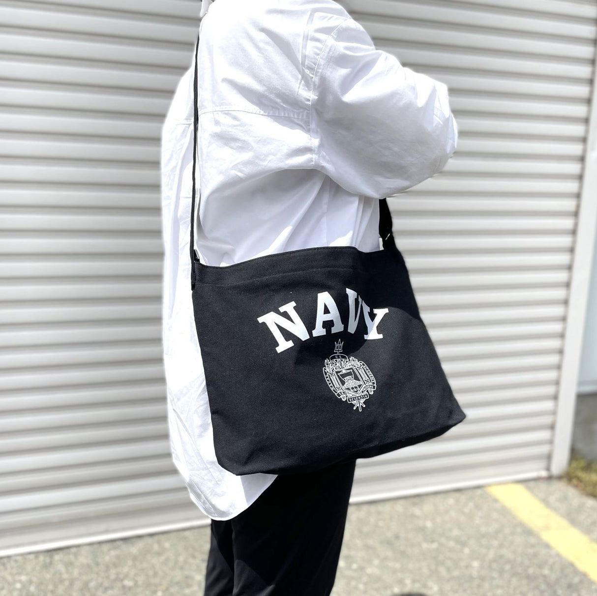 ＵＳ N.A. ネービーアカデミー. ブラック, ショルダーバッグ 新品 A14N-