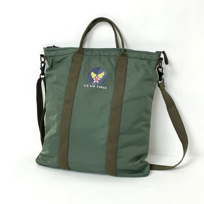 (4/4まで特価)ＵＳ．ビンテージエアフォースロゴ．ヘルメットバッグ 新品 A1NZ-AF=