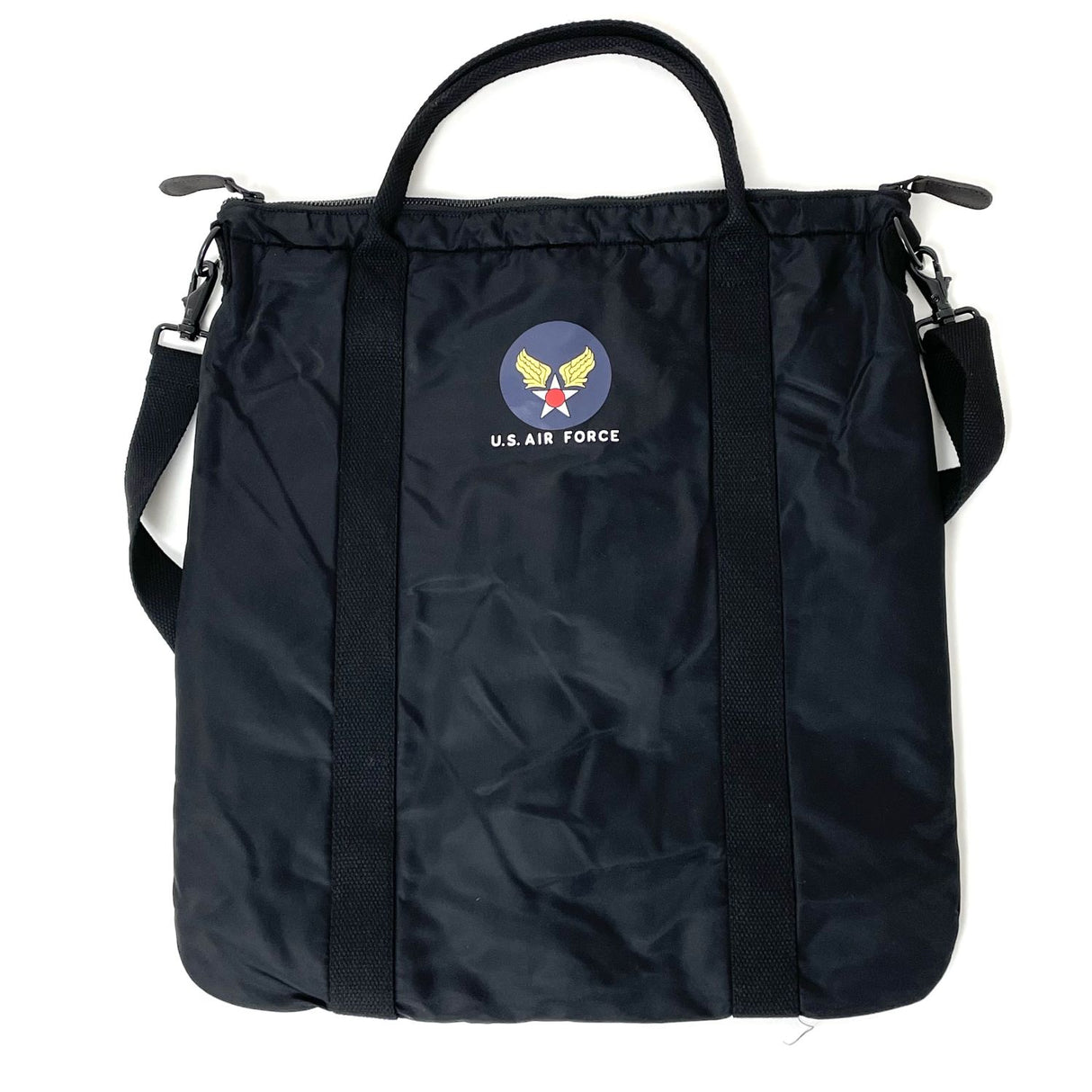 (4/4まで特価)ＵＳ．ビンテージエアフォースロゴ．ヘルメットバッグ 新品 A1NZ-AF=