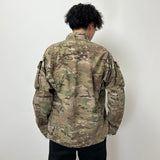アメリカ軍 U.S.ARMY マルチカム リップストップ コンバットジャケット ワッペン付 USED =