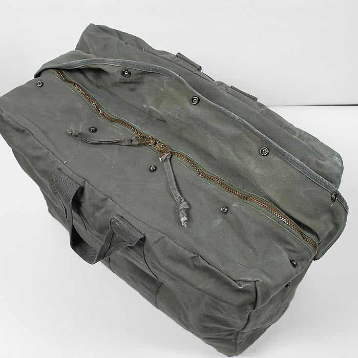 アメリカ空軍 USAF コットン フライト キットバッグ USED A21U