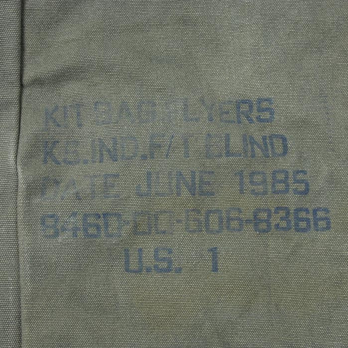 アメリカ空軍 USAF コットン フライト キットバッグ USED A21U