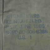アメリカ空軍 USAF コットン フライト キットバッグ USED A21U