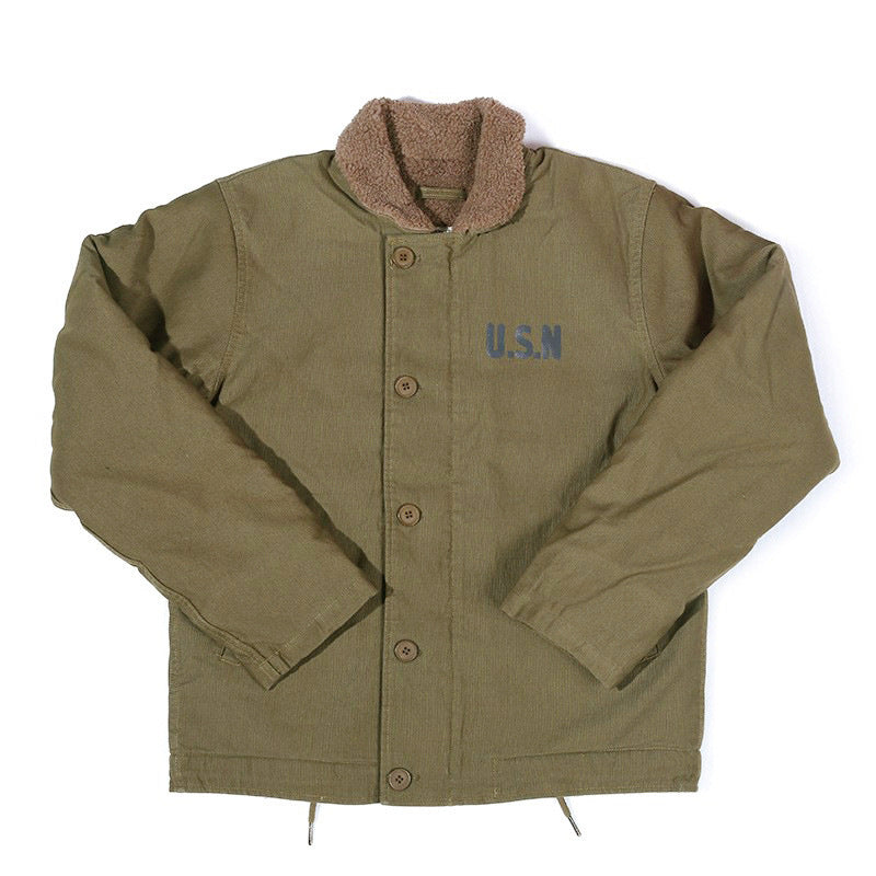 US．NAVY．復刻版、N-1．デッキジャケット 新品 A40NZ – L.A.BOY