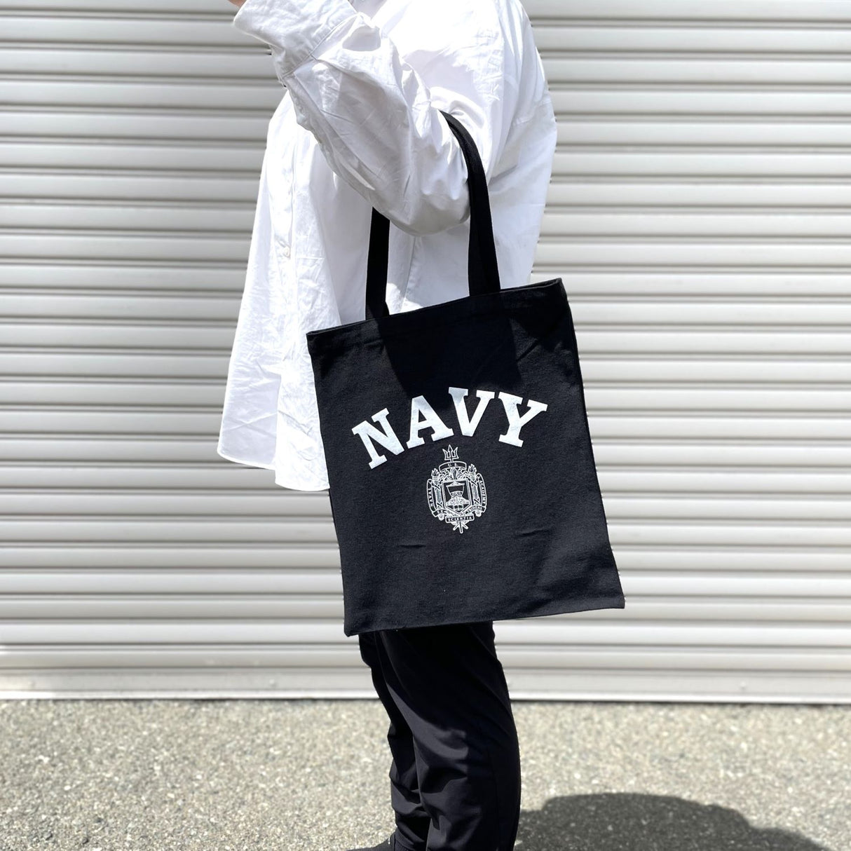 （5/20まで特価）ＵＳ N.A. ネービーアカデミー. ブラック, トートバッグ 新品 A6N-